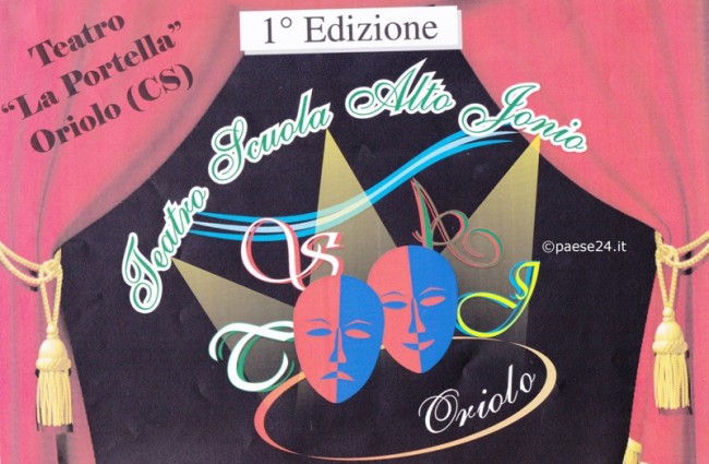 Oriolo, Teatro Scuola Alto Jonio. Al via una “due giorni” di rappresentazioni Oriolo, Teatro Scuola Alto Jonio. Al via una “due giorni” di rappresentazioni