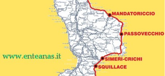 Pronti 800 milioni per la nuova Ss 106 Pronti 800 milioni per la nuova Ss 106