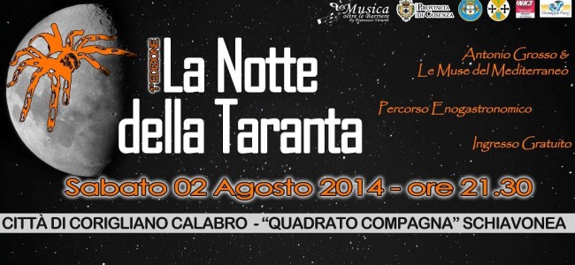 Corigliano si ispira al Salento: arriva la “Notte della Taranta” Corigliano si ispira al Salento: arriva la “Notte della Taranta”