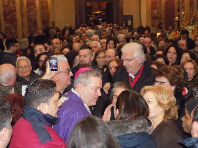 Rossano accoglie ex arcivescovo Marcianò Rossano accoglie ex arcivescovo Marcianò