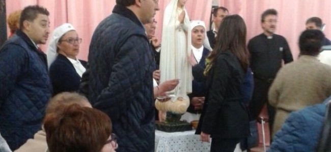 La statua della Madonna di Fatima ha fatto tappa a Trebisacce La statua della Madonna di Fatima ha fatto tappa a Trebisacce