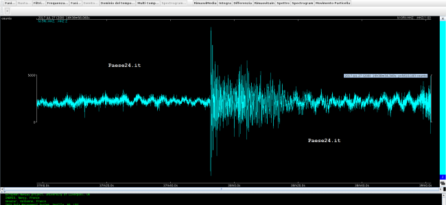 Registrata una scossa di terremoto nella Piana di Sibari Registrata una scossa di terremoto nella Piana di Sibari