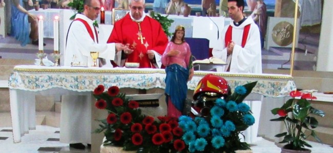 Rossano, Marina Militare e Vigili del Fuoco in festa per Santa Barbara Rossano, Marina Militare e Vigili del Fuoco in festa per Santa Barbara