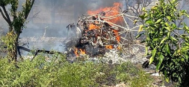 Tragedia a Sibari. Precipita aereo da turismo. Due morti Tragedia a Sibari. Precipita aereo da turismo. Due morti