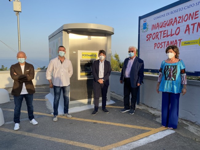 A Roseto Capo Spulico arriva il Postamat nel centro storico A Roseto Capo Spulico arriva il Postamat nel centro storico
