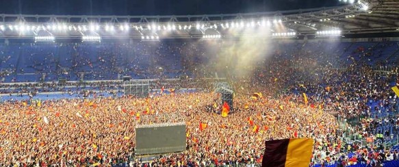 Esplode l’Olimpico per la vittoria della Roma in Conference League (VIDEO ESCLUSIVI)