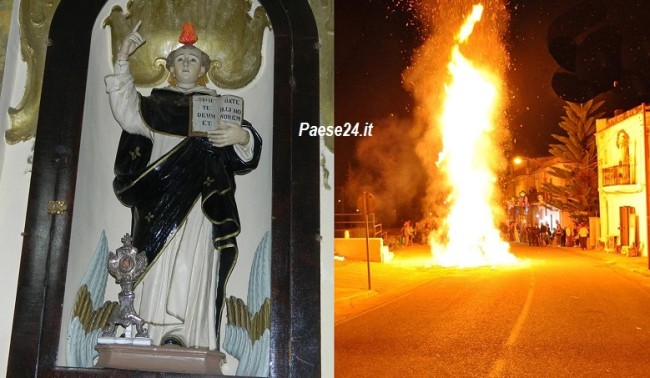 Amendolara festeggia il Patrono San Vincenzo Ferrer con la sua statua carica di significato