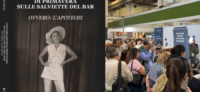 “Conversazioni di primavera sulle salviette del bar” al Salone del Libro di Torino con Aletti Editore “Conversazioni di primavera sulle salviette del bar” al Salone del Libro di Torino con Aletti Editore
