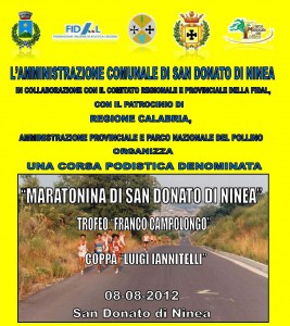 locandina MARATONINA_2012 san donato ninea