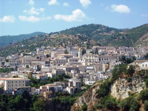 Uno scorcio del centro storico di Rossano