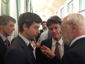 Gagliardi con il ministro Orlando