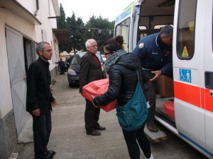 Il momento della consegna a Rosarno