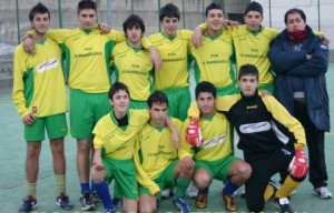 La squadra del 2009 dell'Oriolo, categoria Allievi provinciali