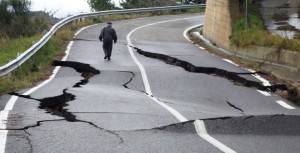 Un tratto della SS 481 tra Oriolo e Cersosimo