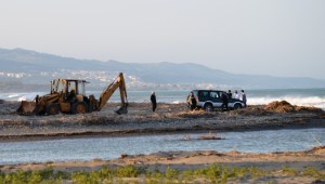 Il recupero del mezzo nei pressi del torrente Satanasso