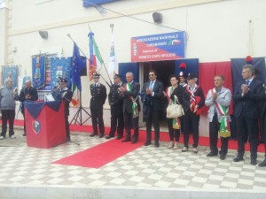 La cerimonia di inaugurazione dell'ANC di Roseto