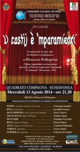 La locandina dell'opera teatrale
