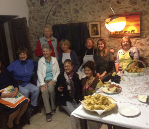 Le donne newyorkesi in visita a Civita