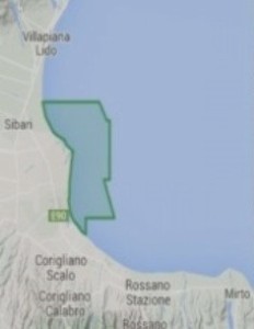 Piana di Sibari - Zona a rischio