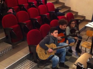 Il gruppo musica e suono del liceo classico di  rossano