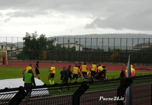 I festeggiamenti dopo il gol partita