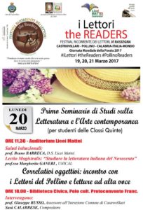 The Readers VI, II giornata,Seminario e Correlativi oggettivi - Copia